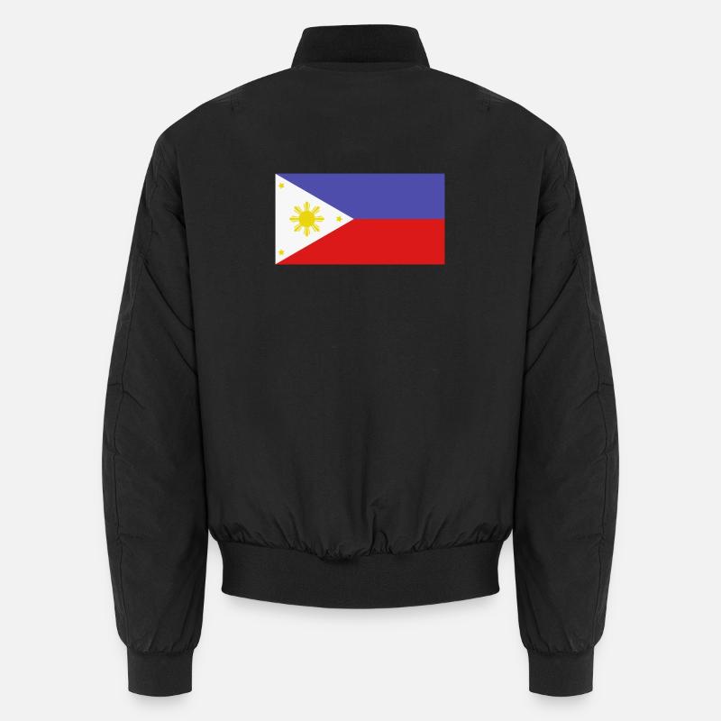 Philippinenflagge Unisex Bomberjacke
