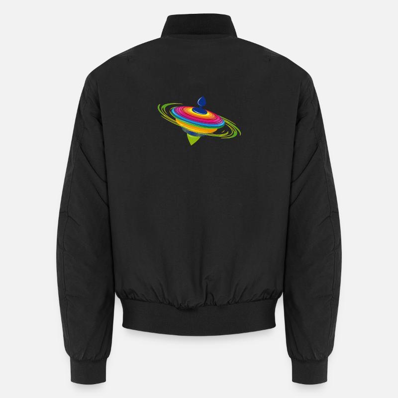 colorful top Unisex Bomber Jacket