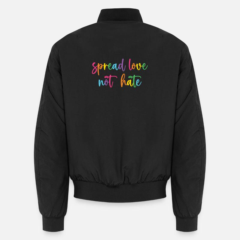 Pride Month - Liebe statt Hass verbreiten Unisex Bomberjacke