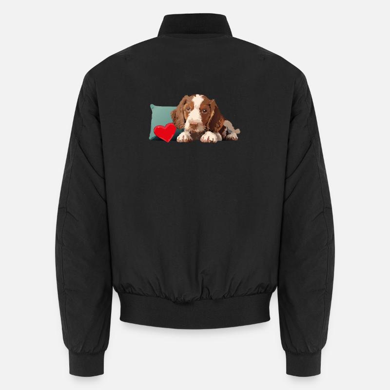Welpe - Pepe unser kleiner Hund Unisex Bomberjacke