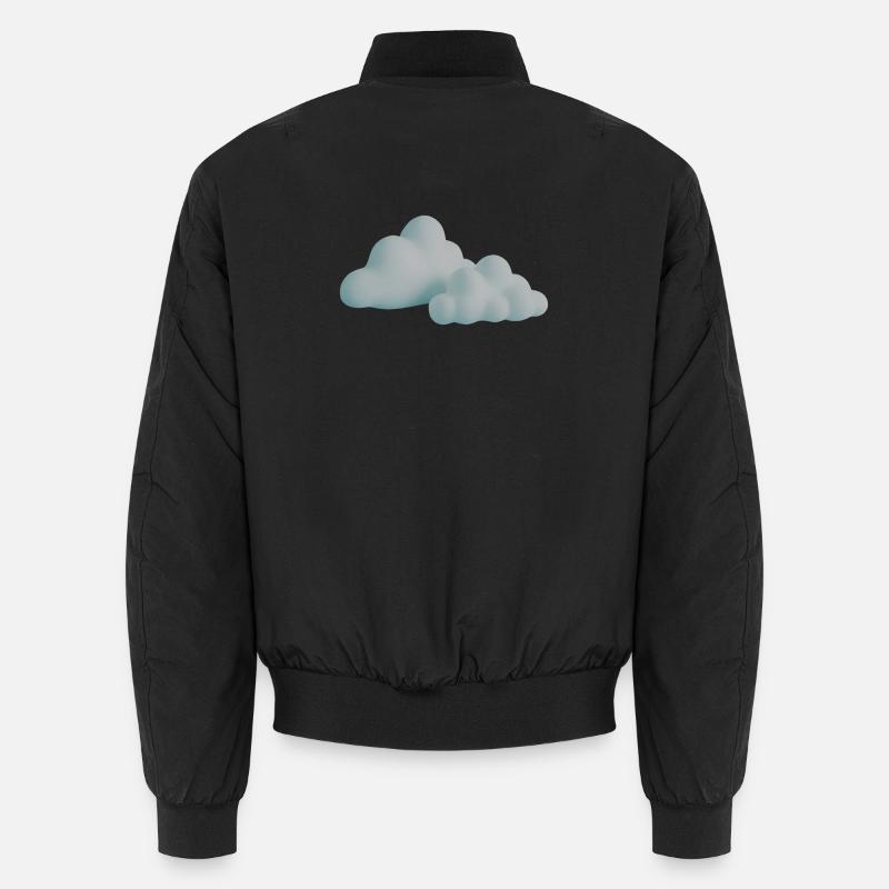 Cloud Design Sunset Colors Unisex Bomber Jacket