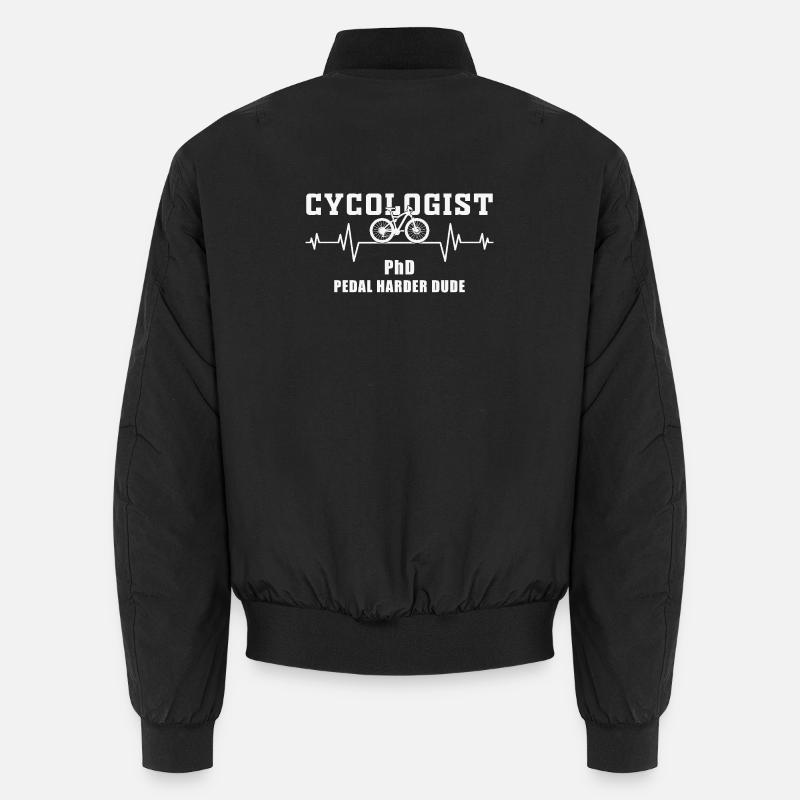 Mountainbiker MTB Fun Unisex Bomberjacke