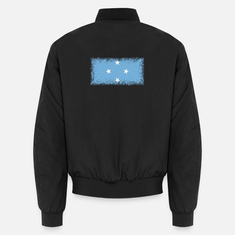 Cadeau pour la Micronésie - Bomber unisexe - noir