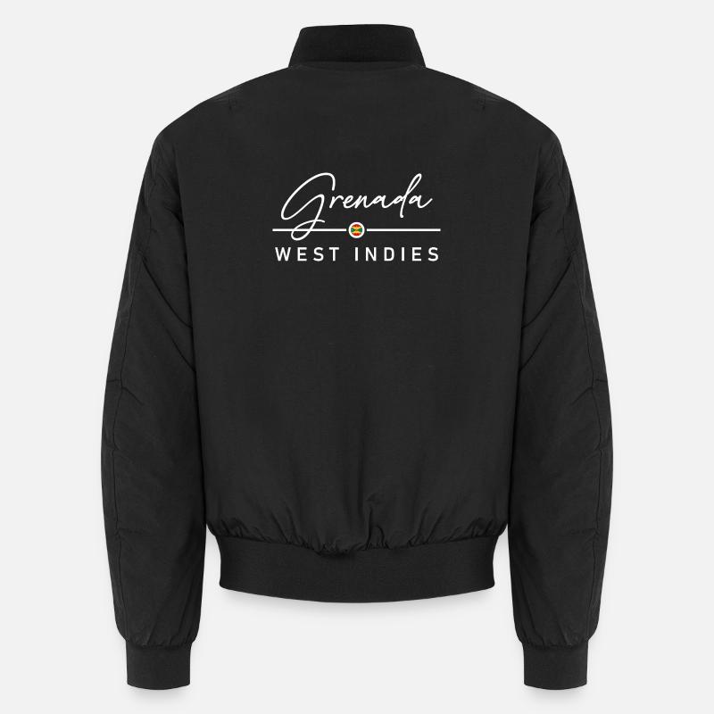 Grenada - West Indies - Caribbean - Unisex Bomber Jacket - black