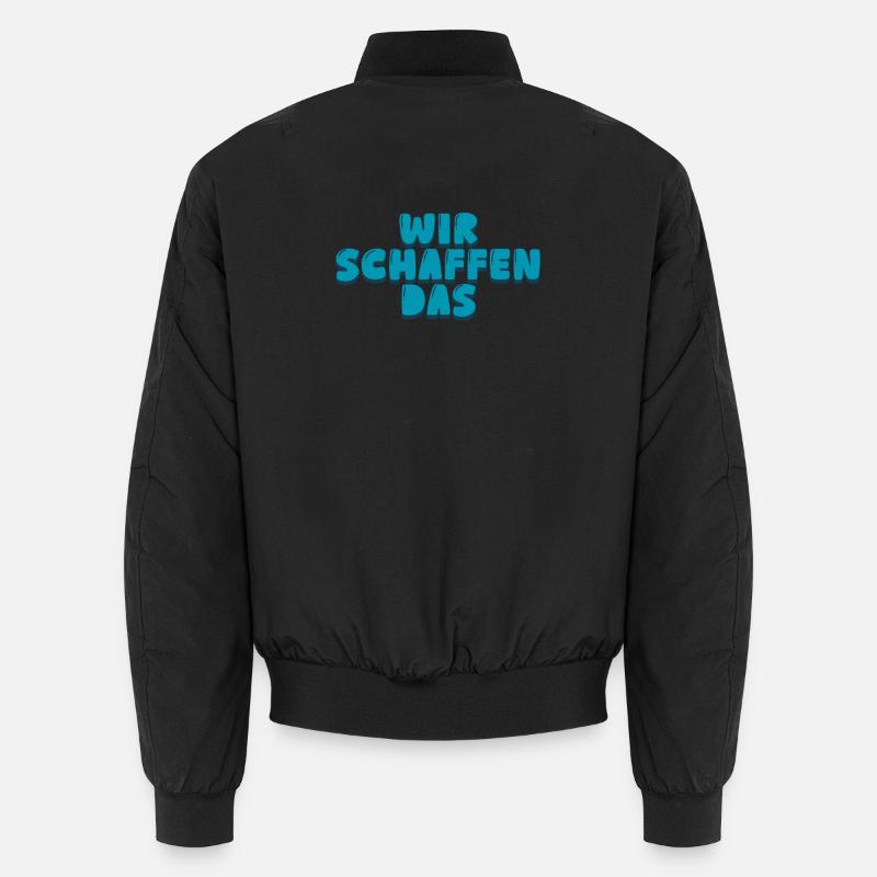 We can do it - Unisex Bomber Jacket - black