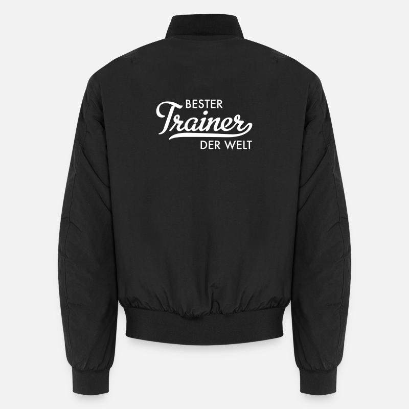 bester trainer der welt Unisex Bomberjacke