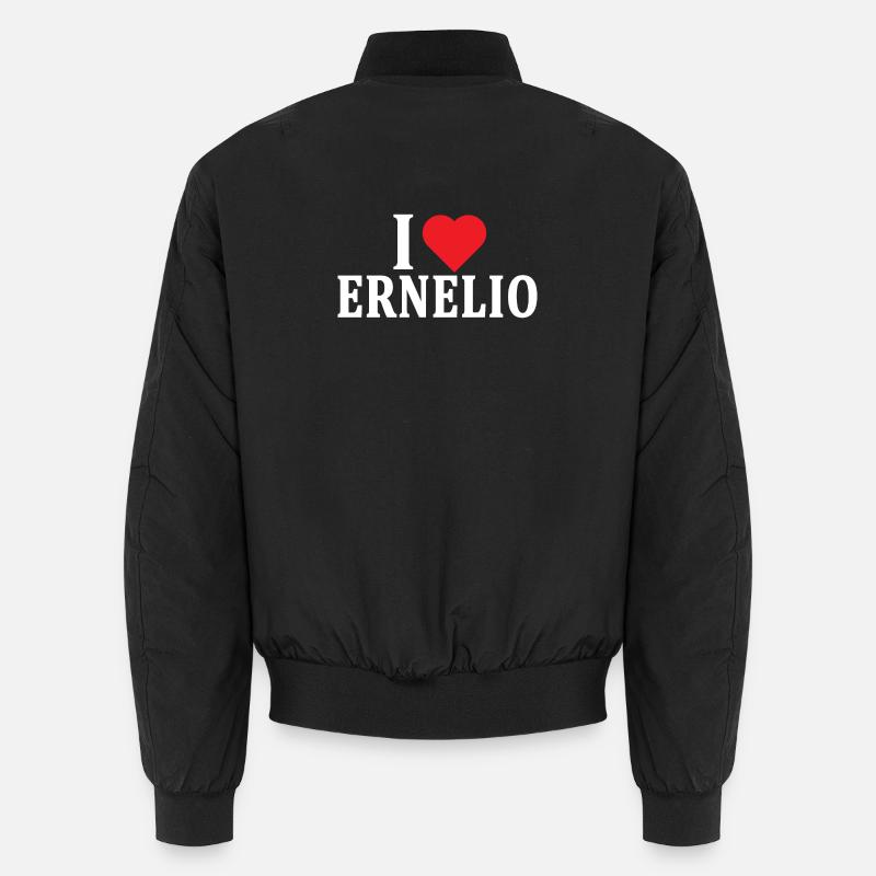 T-Shirt Ich liebe Ernelio T-Shirt Geschenkidee Unisex Bomberjacke