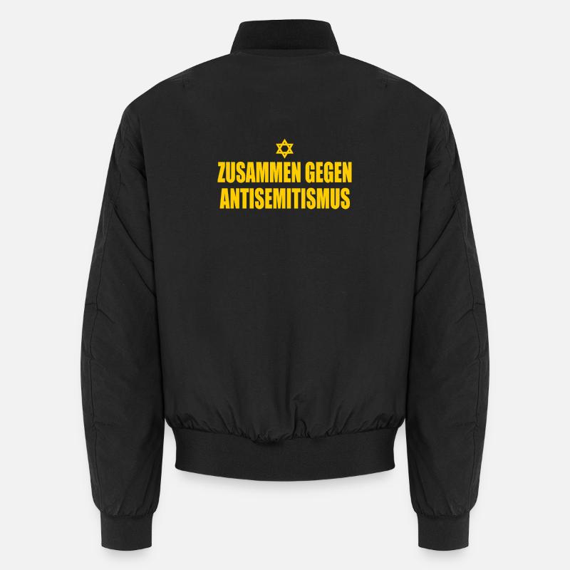 gegen jeden antisemitismus Unisex Bomberjacke