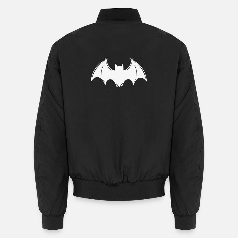 Fledermaus - Unisex Bomberjacke - Schwarz