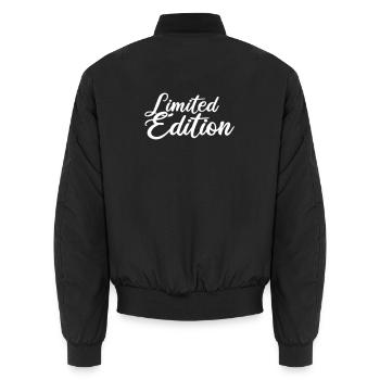 Édition limitée - Bomber unisexe - noir - Dos - AI Model Male 185 light (185cm)