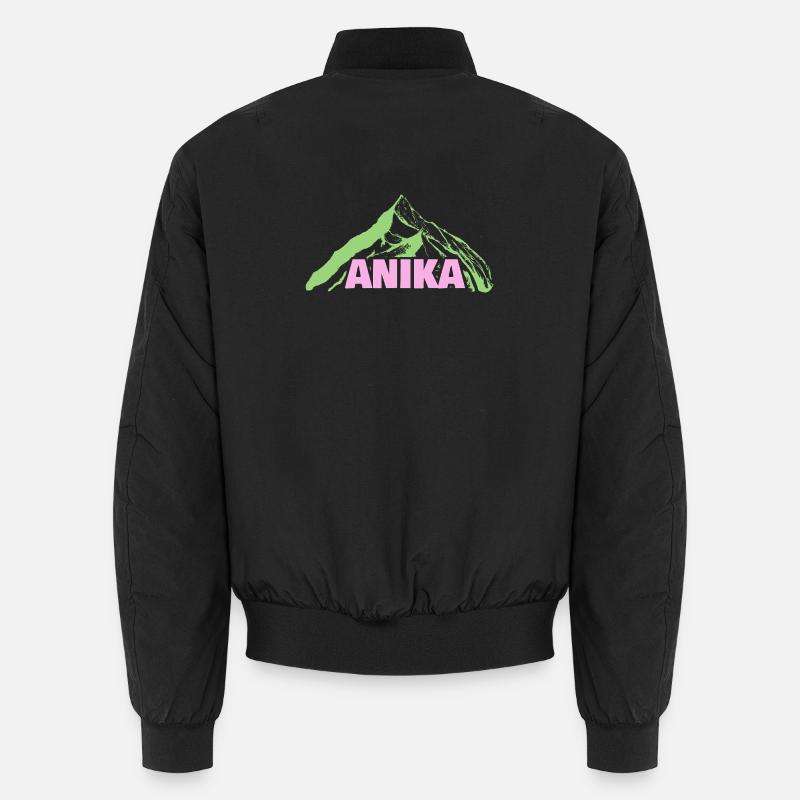 Anika - Unisex Bomberjacke - Schwarz