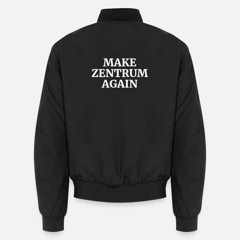 Make Zentrum Again - Unisex Bomberjacke - Schwarz