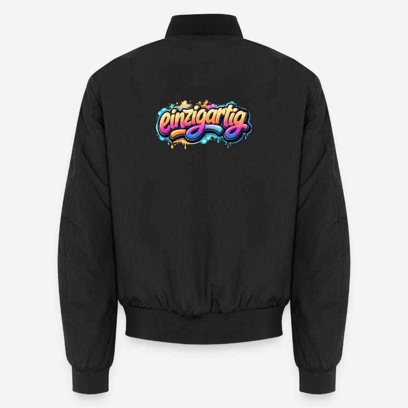Einzigartig Graffiti Schriftzug Unisex Bomberjacke