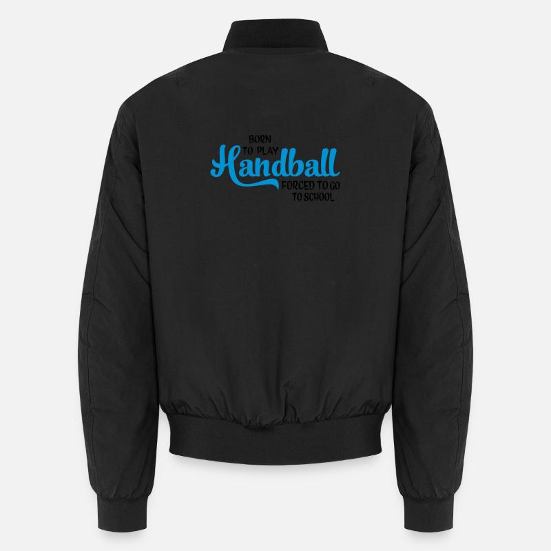 handball - Unisex Bomber Jacket - black