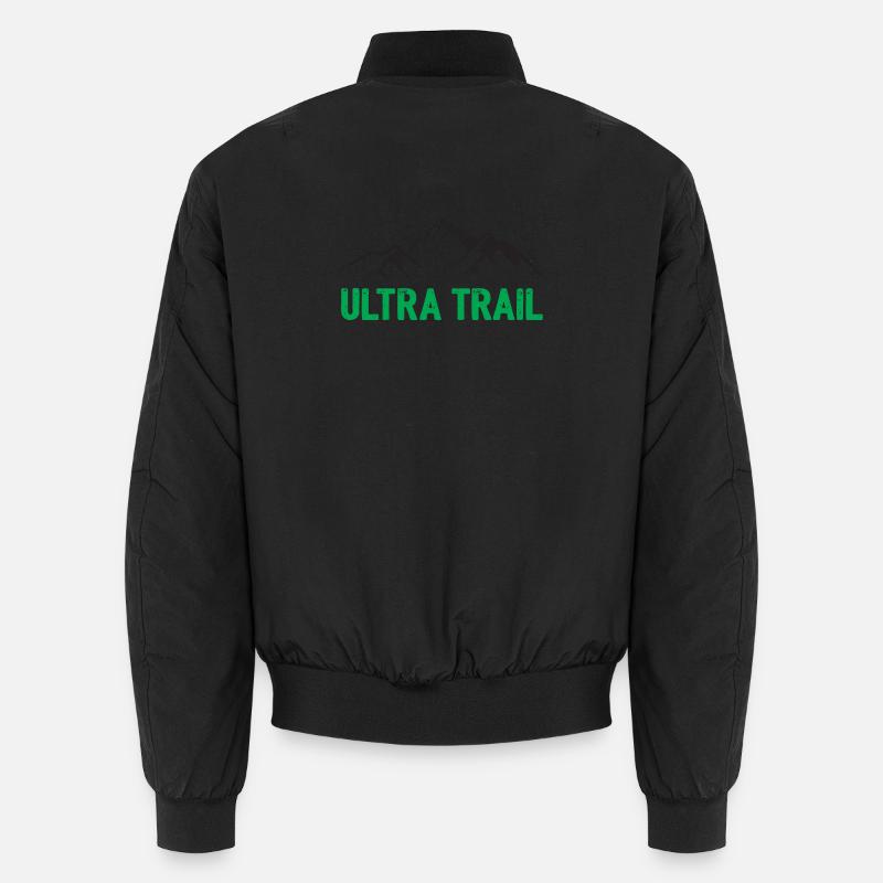 Ultra Trail - Unisex Bomberjacke - Schwarz