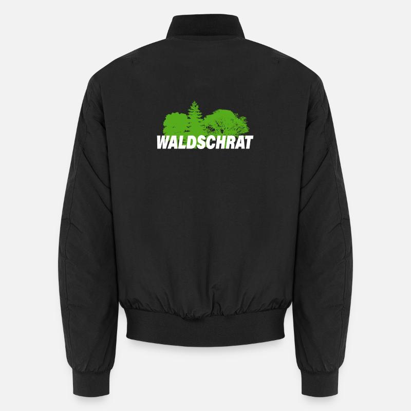 WALDSCHRAT - Unisex Bomberjacke - Schwarz