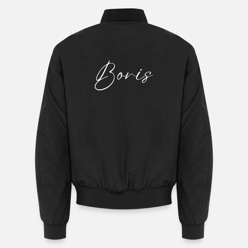 Boris Nom avec B Nom de garçon Garçon Naissance Bébé Garçon Bomber unisexe