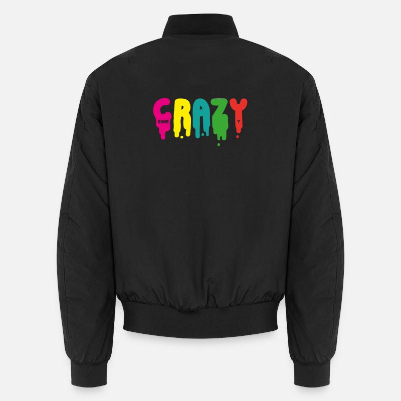 Gone crazy? - Unisex Bomber Jacket - black