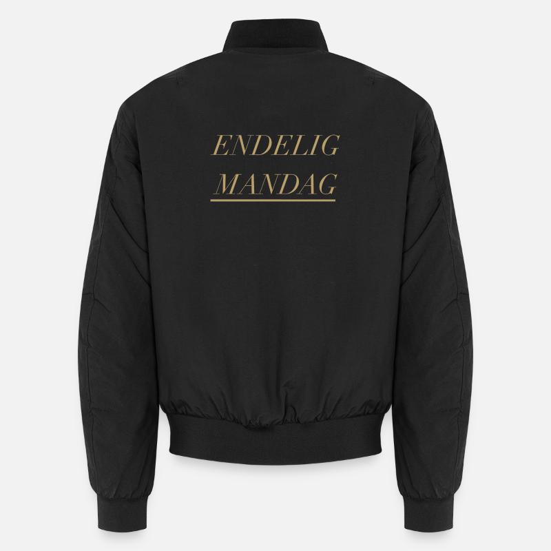 Monday - Unisex Bomber Jacket - black