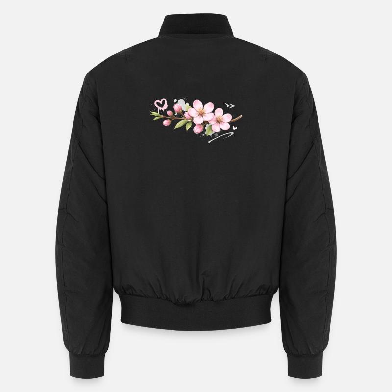 Pfirsichbluten_Graffiti Unisex Bomberjacke