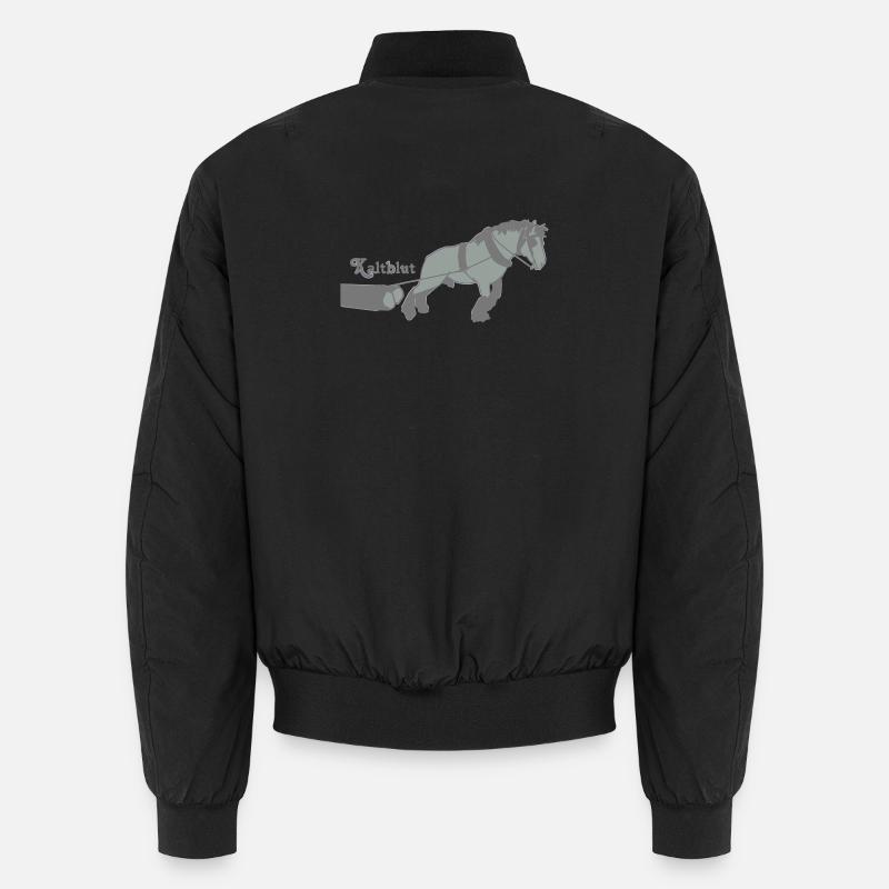 kaltblutzieht Unisex Bomberjacke