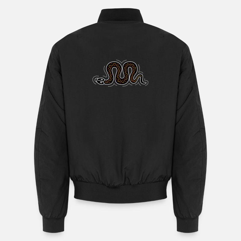 snake - Bomber unisexe - noir