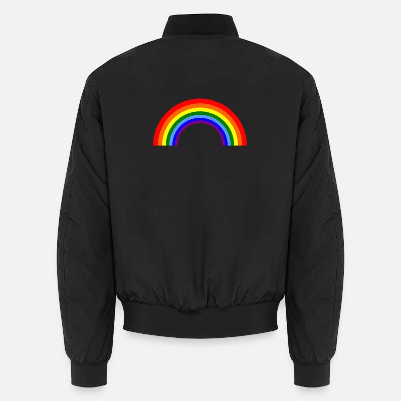 Rainbow Arch Unisex Bomber Jacket