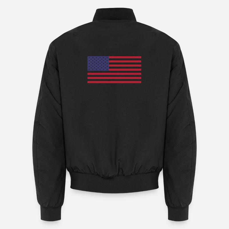Montrez vos couleurs - États-Unis - Bomber unisexe - noir