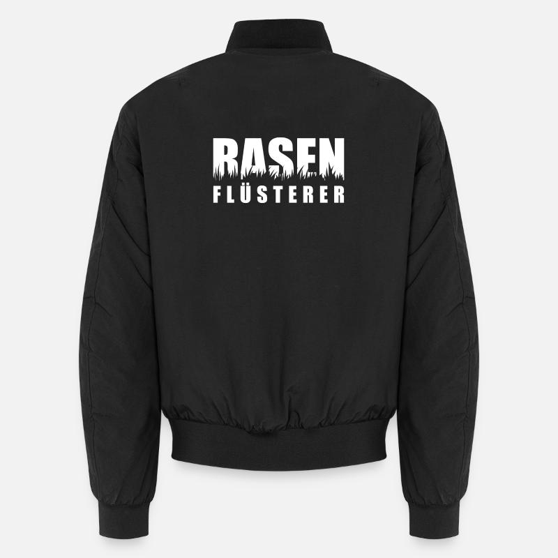 Rasenflüsterer - Unisex Bomberjacke - Schwarz