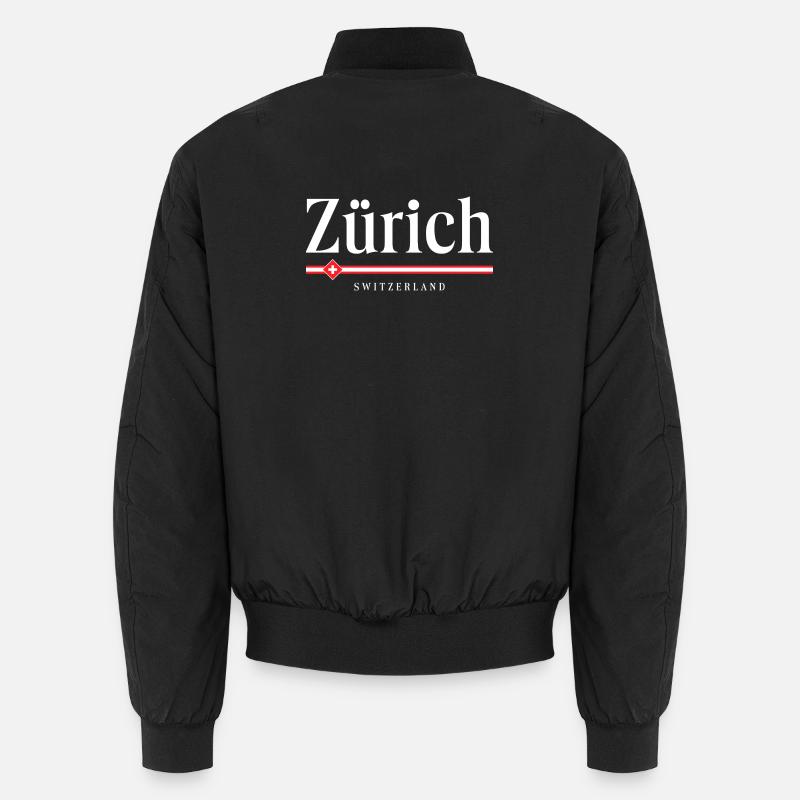 Zurich Switzerland Unisex Bomber Jacket