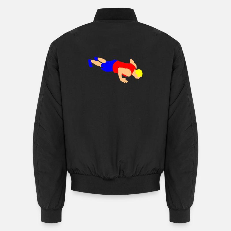 Pushups Unisex Bomber Jacket
