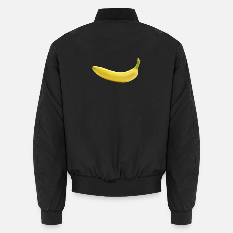 Banane - Bomber unisexe - noir