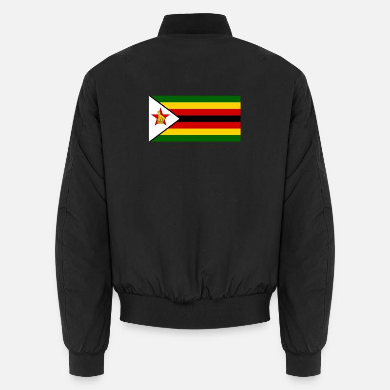 Zimbabwe - Unisex Bomberjacke - Schwarz