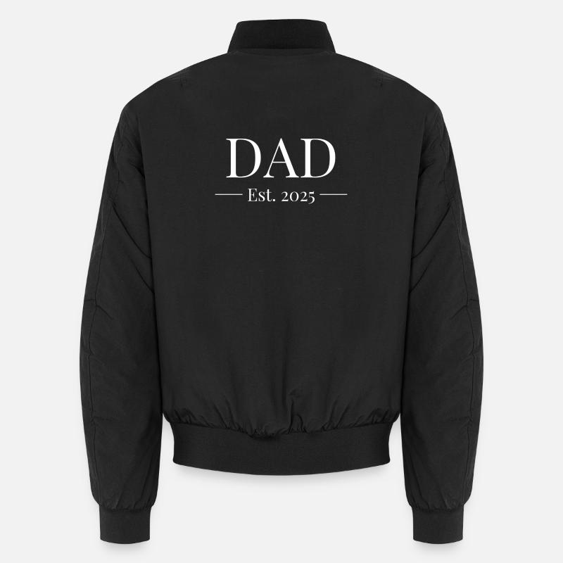 Papa Établi 2025 - Bomber unisexe - noir