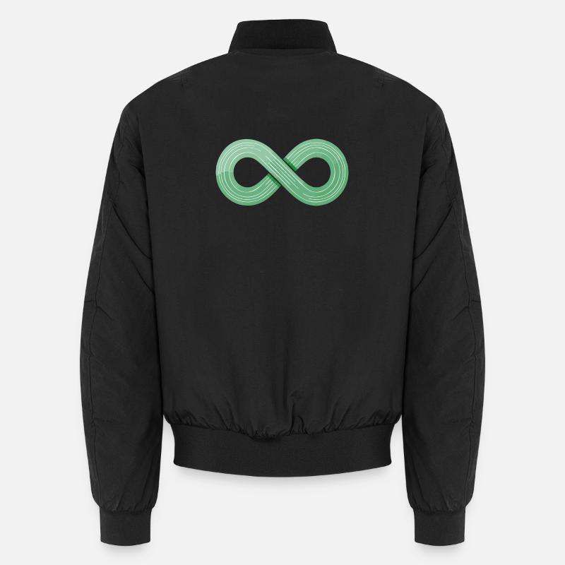 Zeige den Flow! Unisex Bomberjacke