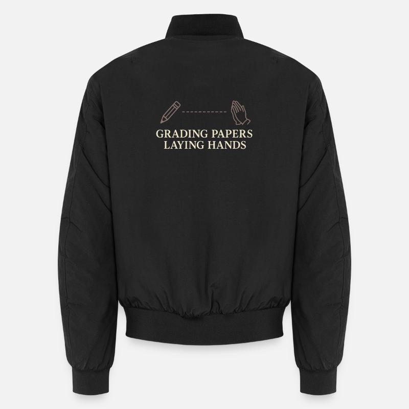 Christian Teacher, Faith-Based Unisex Bomber Jacket