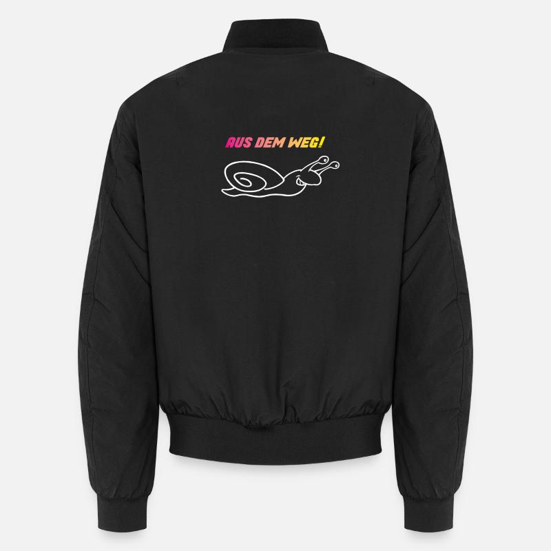 Aus dem Weg – Ich Eile mit Weile Unisex Bomberjacke
