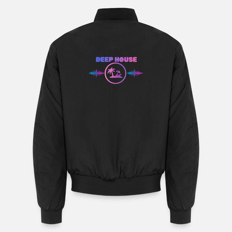 Deep House Vibes Unisex Bomber Jacket