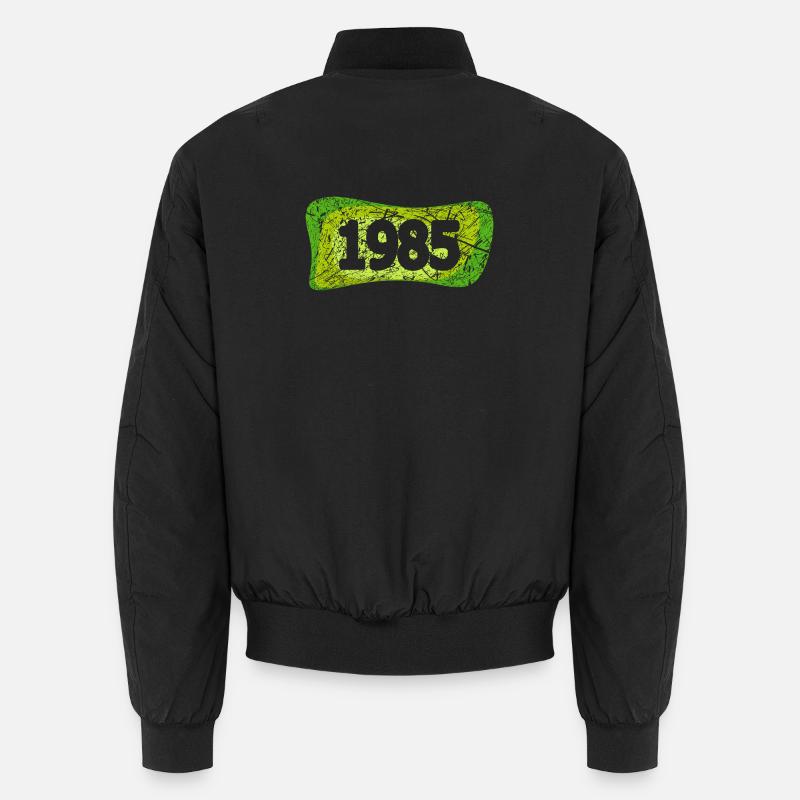 Rétro 1985 - Bomber unisexe - noir