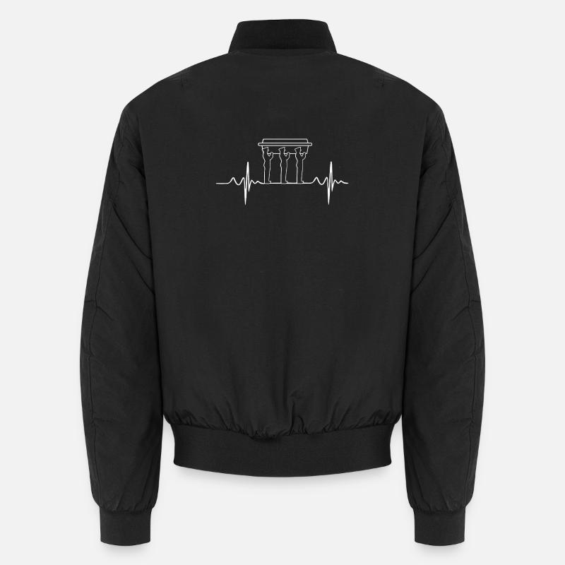 Funeral Undertaker - Unisex Bomber Jacket - black