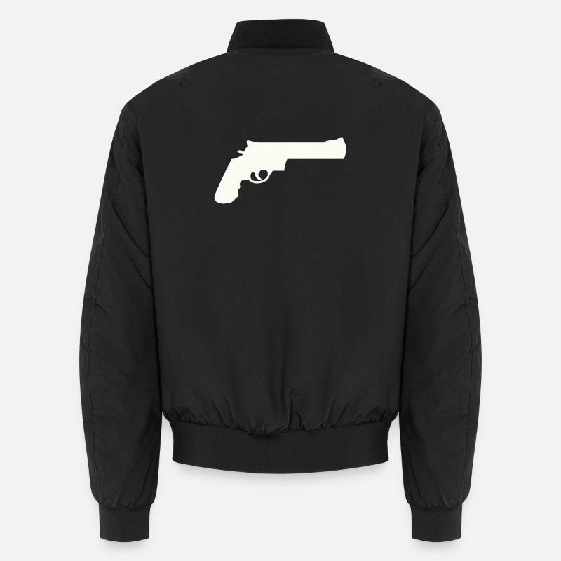 Fusil - Bomber unisexe - noir