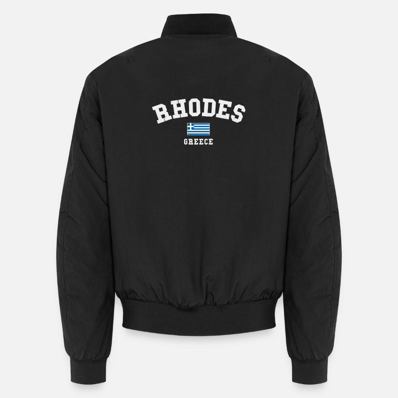 Drapeau de la Grèce de Rhodes Bomber unisexe