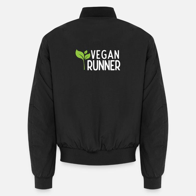 Coureur végétalien Bomber unisexe