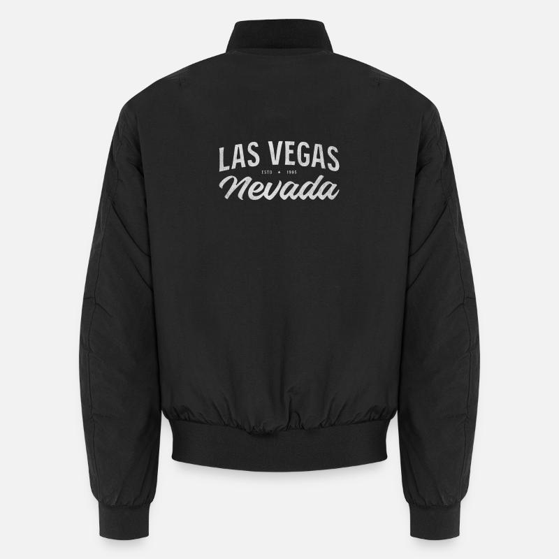 Écriture vintage de Las Vegas Nevada Bomber unisexe