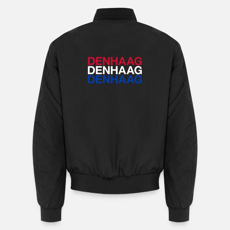 DEN HAAG Netherlands Netherlands Flag Unisex Bomber Jacket