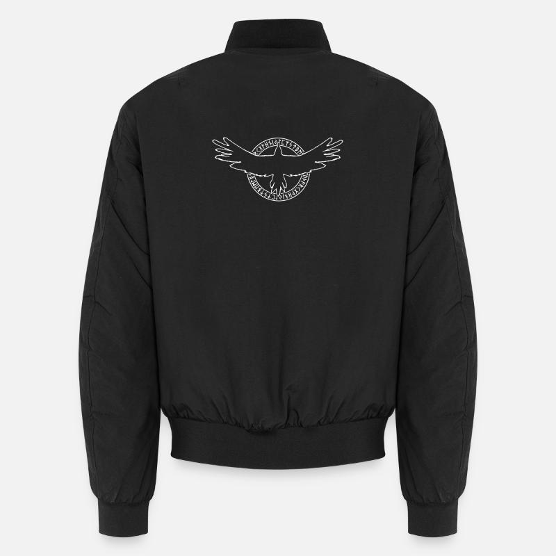 Corbeau et runes Bomber unisexe