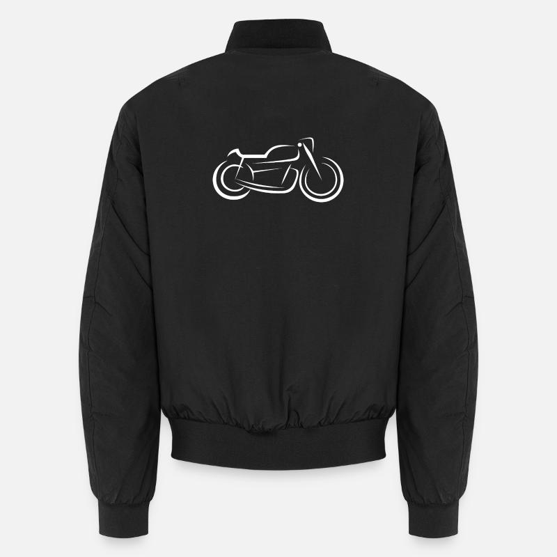 Mobylette minmal Design - Café Race S50 51 Bomber unisexe
