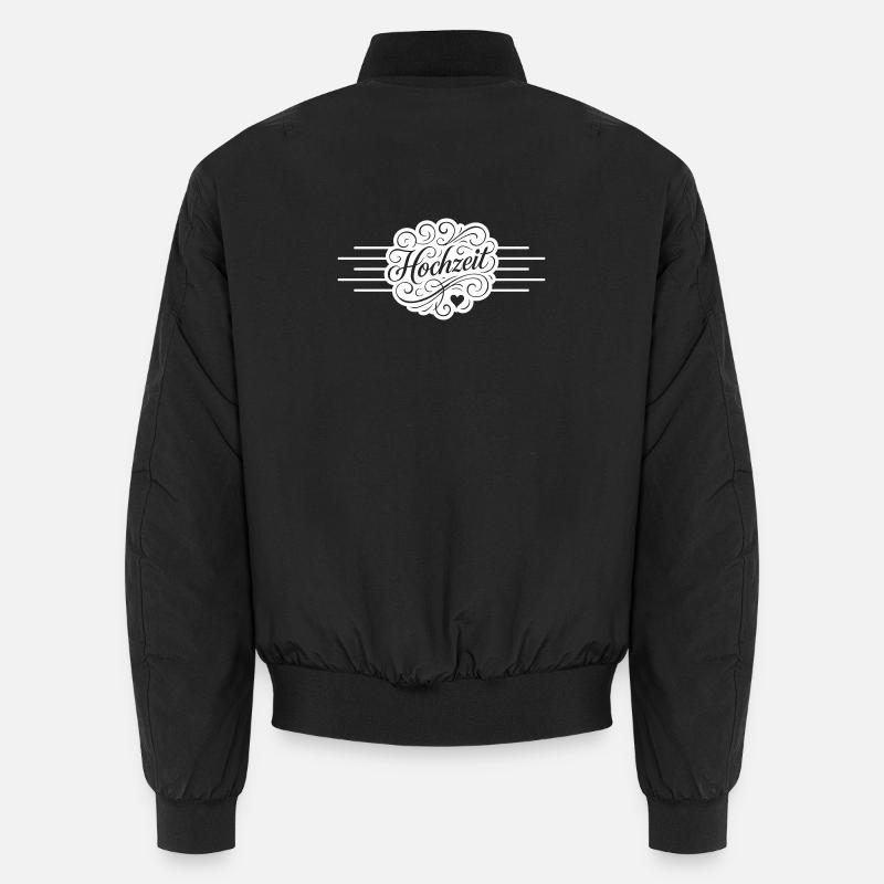 Mariage - Bomber unisexe - noir