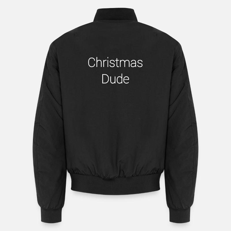 Christmas Dude - Unisex Bomber Jacket - black