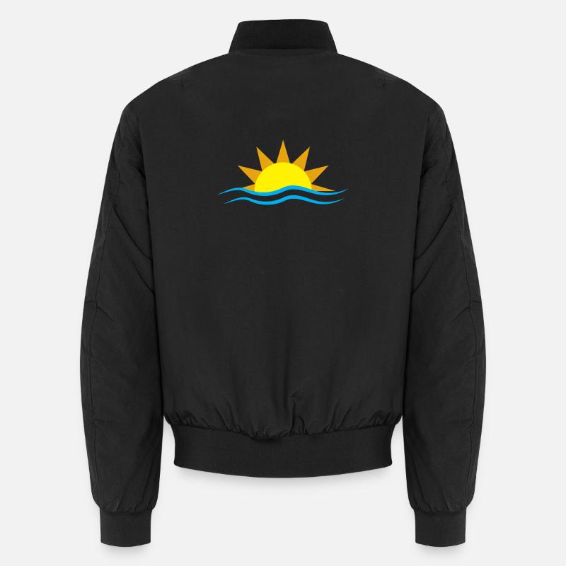 Sunset sun Unisex Bomber Jacket